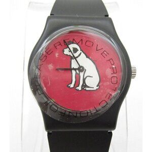 Vtg Women RCA Dog Quartz WR Analog 32mm Dial Round Watch (G691) "New Battery"